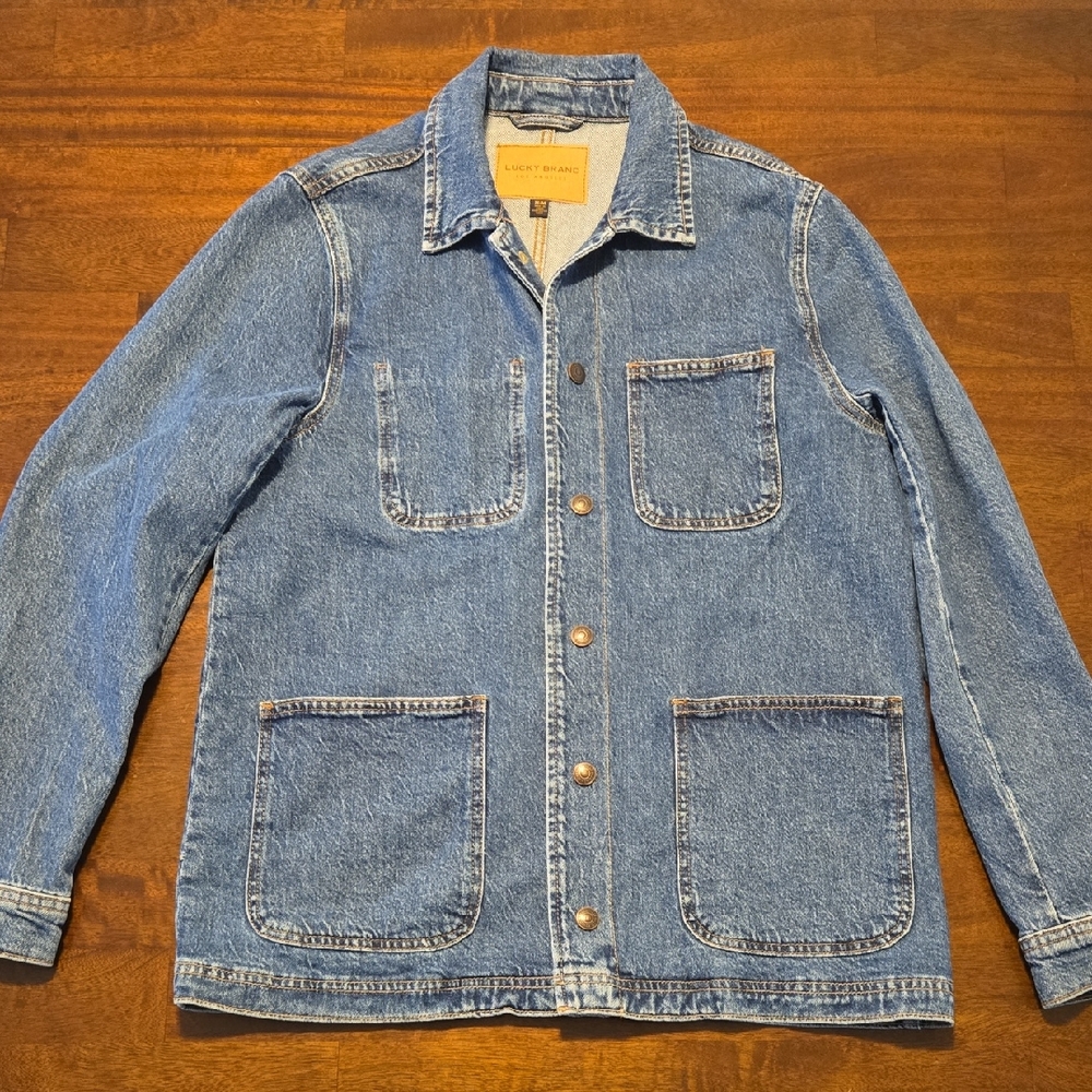 Lucky Brand Denim Chore Jacket - Sz M